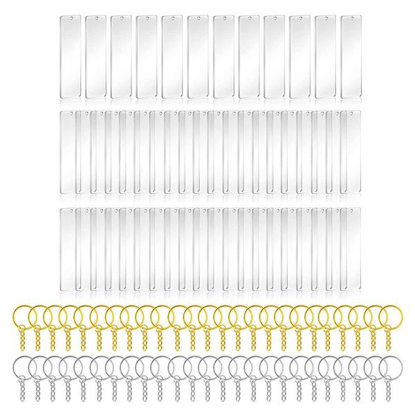 keychains 150pcs acrylic keychain blank with rings for vinyl, clear key chains rectangle blanks diy crafts and project, Silver
keychains 150pcs acrylic keychain blank with rings for vinyl, clear key chains rectangle blanks diy crafts and project, Silver