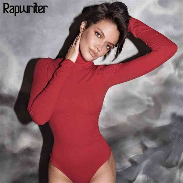 rapwriter casual solid cotton turtleneck skinny red bodysuit autumn winter long sleeve bodycon sheer bodysuit 210728, Black;white
rapwriter casual solid cotton turtleneck skinny red bodysuit autumn winter long sleeve bodycon sheer bodysuit 210728, Black;white