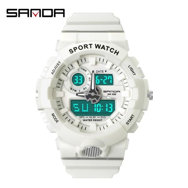wristwatches sanda fashion watch women g style waterproof sports military watche luxury analog digital lady watches men, Slivery;brown
wristwatches sanda fashion watch women g style waterproof sports military watche luxury analog digital lady watches men, Slivery;brown