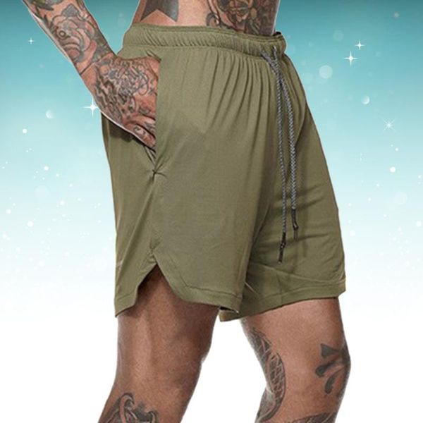 men summer beach shorts casual double layer pant outdoor cycling workout loose drawstring sports fitness (size m, men's swimwear
men summer beach shorts casual double layer pant outdoor cycling workout loose drawstring sports fitness (size m, men's swimwear