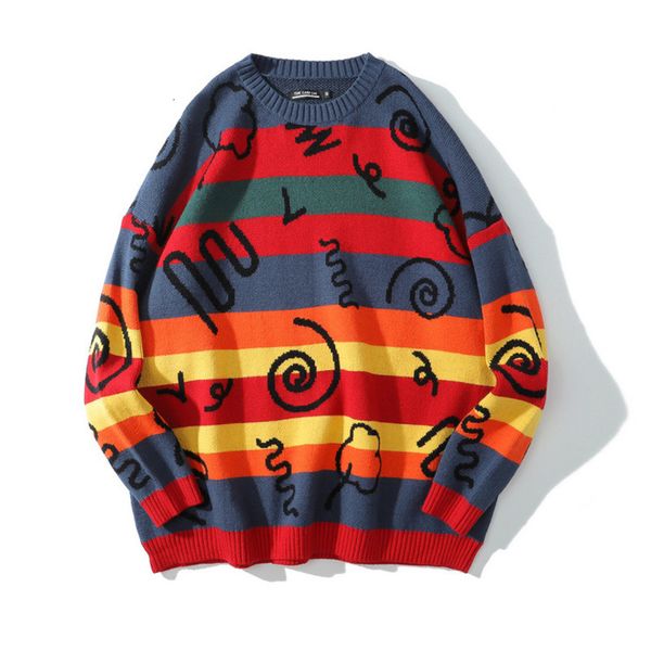 men's sweaters male knitted sweater, or crocheted sweater for men, unisex, contrast colour, striped, casual and loose x3ff, White;black
men's sweaters male knitted sweater, or crocheted sweater for men, unisex, contrast colour, striped, casual and loose x3ff, White;black