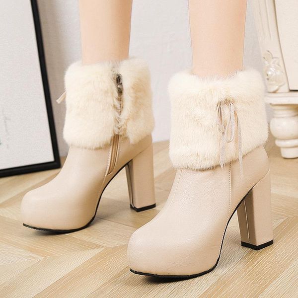 boots winter large size platform women's fashion casual women shoes snow high-heeled thick-heeled womens riding, Black
boots winter large size platform women's fashion casual women shoes snow high-heeled thick-heeled womens riding, Black