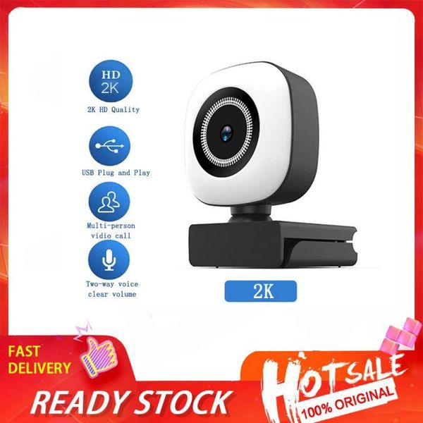 webcams webcam hd 2k 1080p auto focus usb web camera with microphone fill light for video live call conference work
webcams webcam hd 2k 1080p auto focus usb web camera with microphone fill light for video live call conference work