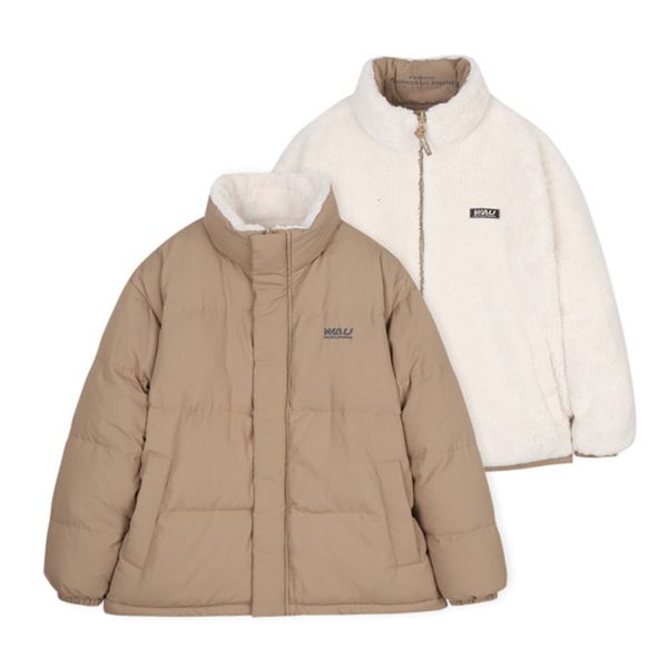 season special whoau lamb coat and women couples wear down jacket on both loose winter, Black
season special whoau lamb coat and women couples wear down jacket on both loose winter, Black