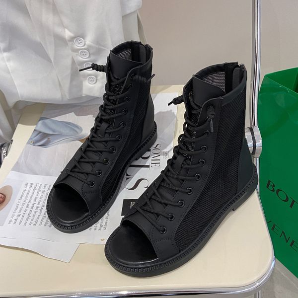 summer 2021 cool boots roman style women's sho flat heel hollow casual breathable mh high help fish mouth sandals, Black
summer 2021 cool boots roman style women's sho flat heel hollow casual breathable mh high help fish mouth sandals, Black