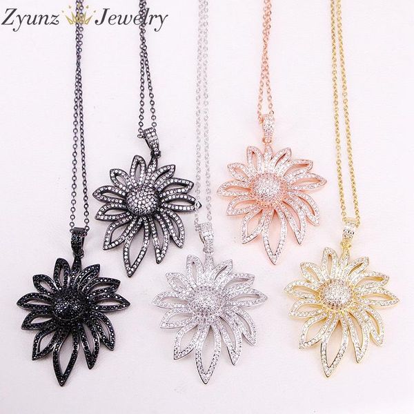 pendant necklaces 5 strands zyz315-4295 shining lady cubic zirconia hollow large flower micro pave cz fashion jewelry necklace, Silver
pendant necklaces 5 strands zyz315-4295 shining lady cubic zirconia hollow large flower micro pave cz fashion jewelry necklace, Silver