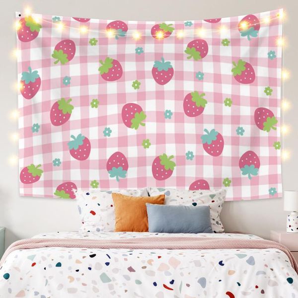 checkered style strawberry fruit wall tapestry cartoon living room blanket table cloth mat printed bedroom home decoration tapestries
checkered style strawberry fruit wall tapestry cartoon living room blanket table cloth mat printed bedroom home decoration tapestries