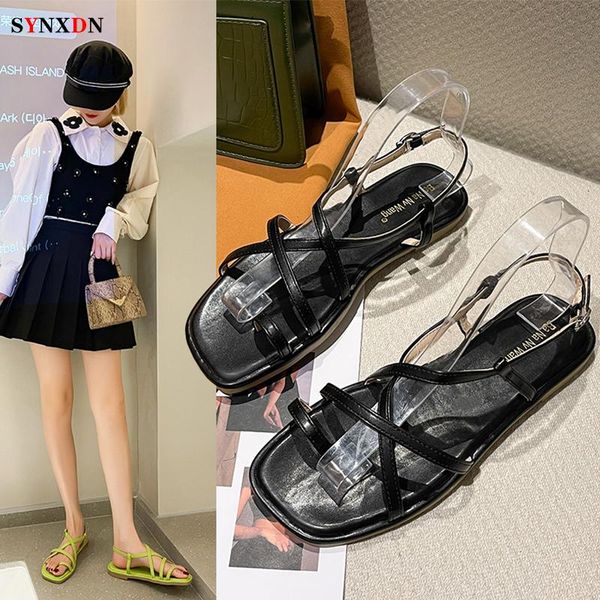 sandals synxdn women clip toe back strap cross tied low heels roman outdoor dress breathable summer slides 2021, Black
sandals synxdn women clip toe back strap cross tied low heels roman outdoor dress breathable summer slides 2021, Black