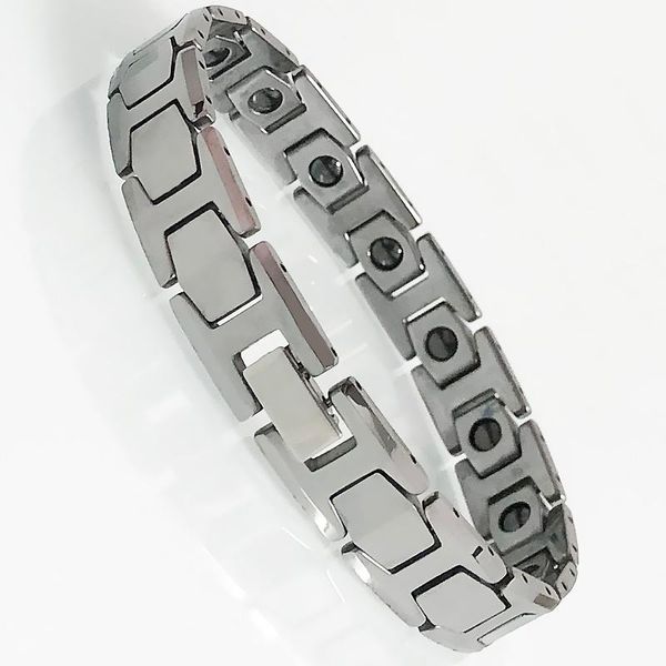 link, chain men's magnetic bracelet health care hand tungsten steel bracelets for women charm man jewelry friend gift dropshpping, Black
link, chain men's magnetic bracelet health care hand tungsten steel bracelets for women charm man jewelry friend gift dropshpping, Black