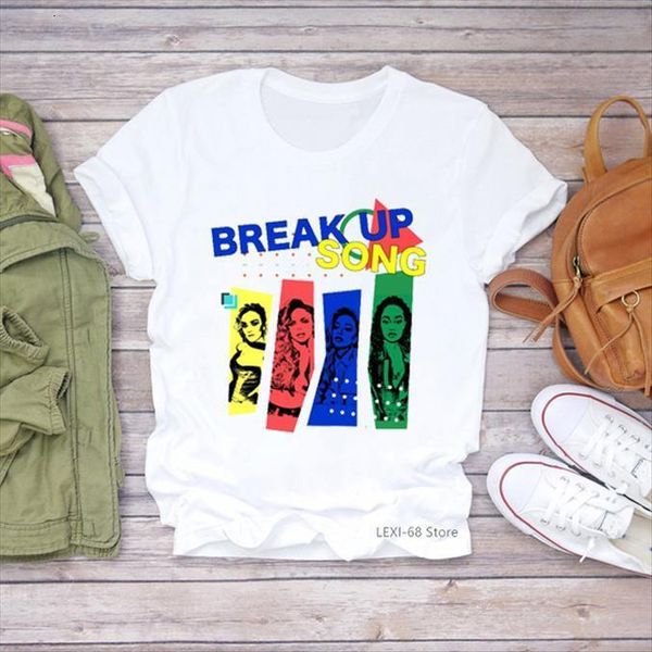 break up song letter print womens hip hop graphic femme harajuku vogue funny female tumblr clothes, White
break up song letter print womens hip hop graphic femme harajuku vogue funny female tumblr clothes, White