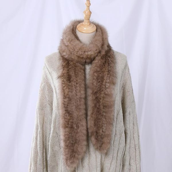scarves highend quality women's genuine 100% real sable fur knitted scarf natural mink lady fahion winter wraps boa, Blue;gray
scarves highend quality women's genuine 100% real sable fur knitted scarf natural mink lady fahion winter wraps boa, Blue;gray