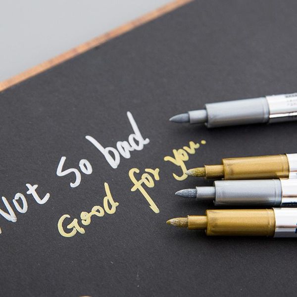 diy metallic waterproof permanent paint marker pens gold and silver for drawing students supplies craftwork pen gel
diy metallic waterproof permanent paint marker pens gold and silver for drawing students supplies craftwork pen gel
