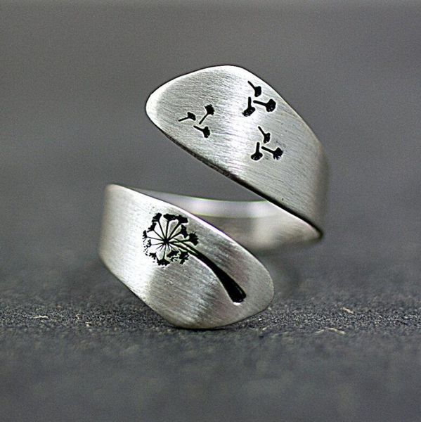 wedding rings seanlov fashion dandelion design ring plain silver color party finger vintage for men women punk wide adjust jewelry, Slivery;golden
wedding rings seanlov fashion dandelion design ring plain silver color party finger vintage for men women punk wide adjust jewelry, Slivery;golden
