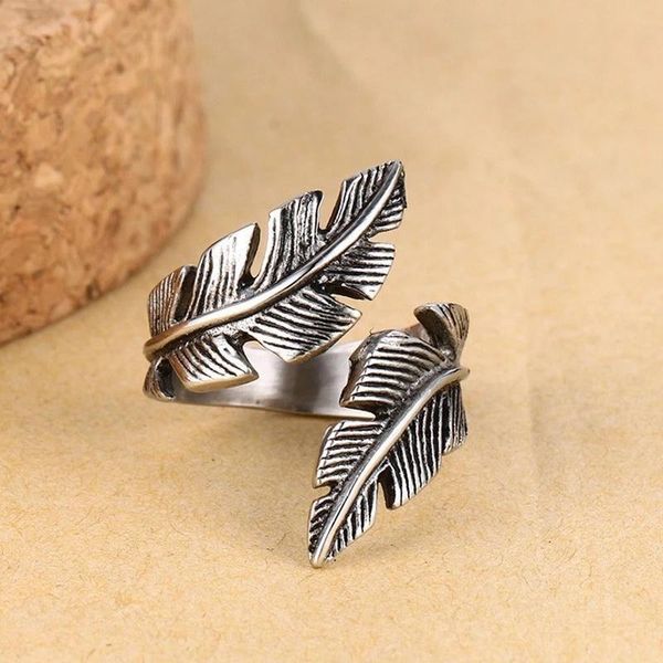 wedding rings vintage 925 sterling silver large feather for men women opening finger jewelry bague anillos mujer anel, Slivery;golden
wedding rings vintage 925 sterling silver large feather for men women opening finger jewelry bague anillos mujer anel, Slivery;golden