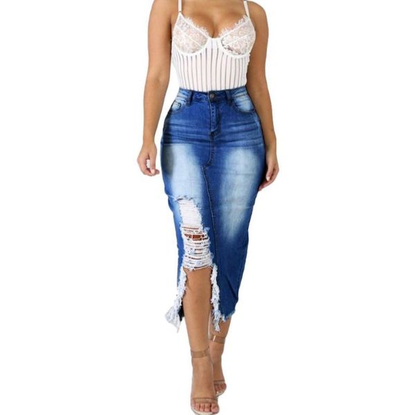 skirts summer denim women fashion high waist ripped split distressed jeans bodycon long skirt streetwear 5xl, Black
skirts summer denim women fashion high waist ripped split distressed jeans bodycon long skirt streetwear 5xl, Black