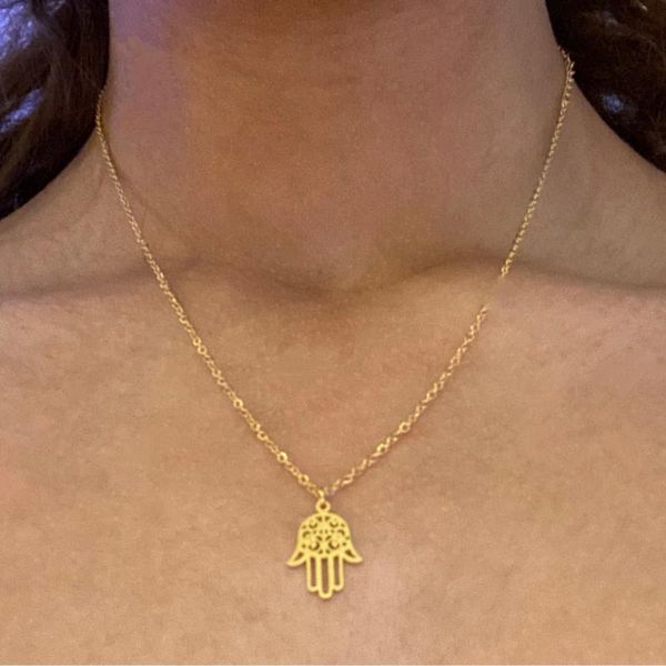 pendant necklaces women men amulet palm stainless steel necklace gold silver color hand choker islamic religion jewelry
pendant necklaces women men amulet palm stainless steel necklace gold silver color hand choker islamic religion jewelry