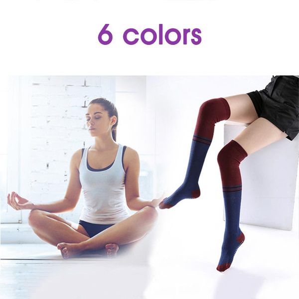 long tube yoga socks non-slip over the knee solid striped winter cotton thigh high equipment mats
long tube yoga socks non-slip over the knee solid striped winter cotton thigh high equipment mats