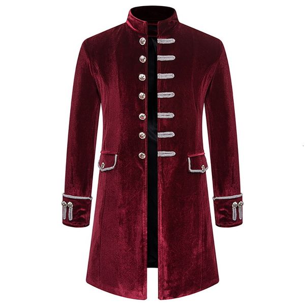 men's trench coats mens gothic korean velvet long jacket vintage stand steampunk for party retro autumn winter overcoats outwear 4k4m, Tan;black
men's trench coats mens gothic korean velvet long jacket vintage stand steampunk for party retro autumn winter overcoats outwear 4k4m, Tan;black