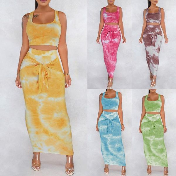 women's tracksuits summer tie-dye camisole waistless hip skirt set 2021 sleeveless vest + slim suit, Gray
women's tracksuits summer tie-dye camisole waistless hip skirt set 2021 sleeveless vest + slim suit, Gray