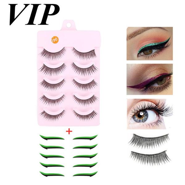 false eyelashes vip 5 pair and eyeliner stickers eyelid line stick waterproof lasting self adhesive eye makeup split orders
false eyelashes vip 5 pair and eyeliner stickers eyelid line stick waterproof lasting self adhesive eye makeup split orders