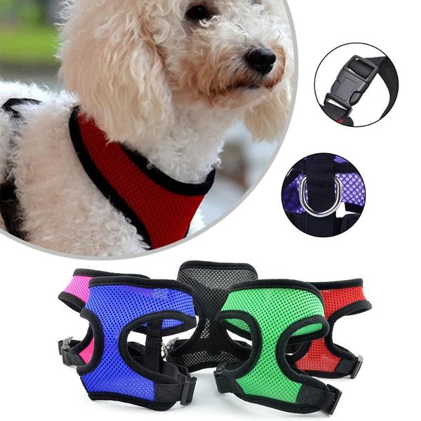 dog collars & leashes breathable collar harness adjustable chest strap soft mesh dogs vest for cat puppy outdoor pet accessories
dog collars & leashes breathable collar harness adjustable chest strap soft mesh dogs vest for cat puppy outdoor pet accessories