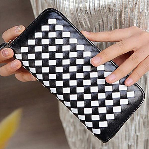 wallets 2021 casual korean version of the long-woven women's wallet cell phone bag hand coin pocket, Red;black
wallets 2021 casual korean version of the long-woven women's wallet cell phone bag hand coin pocket, Red;black