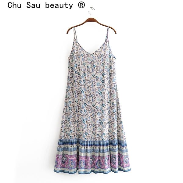 beauty fashion boho style floral print sling dress women holiday chic long dresses female beach wear vestido de moda 210514, Black;gray
beauty fashion boho style floral print sling dress women holiday chic long dresses female beach wear vestido de moda 210514, Black;gray