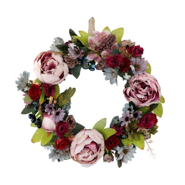 decorative flowers & wreaths 1pc simulation peony wreath garland household door hanging adornment
decorative flowers & wreaths 1pc simulation peony wreath garland household door hanging adornment