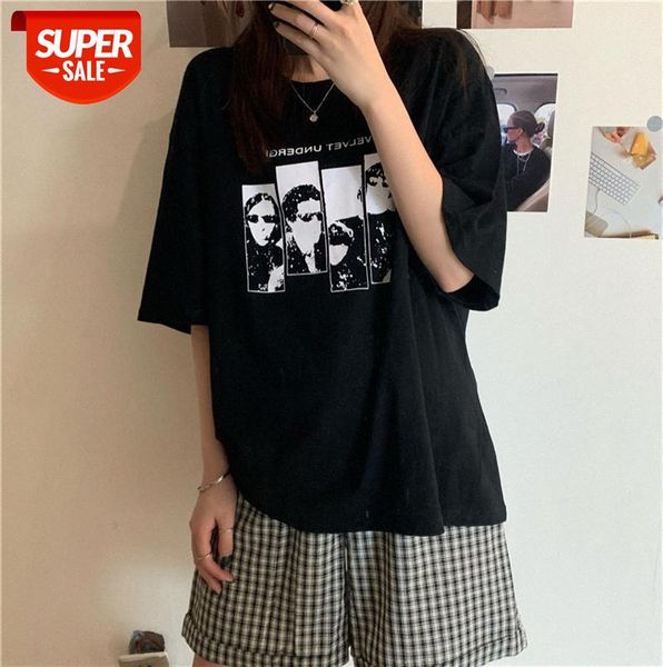 casual loose slimming printed t-shirt + plaid pants women's five-point #tt5u, Black
casual loose slimming printed t-shirt + plaid pants women's five-point #tt5u, Black