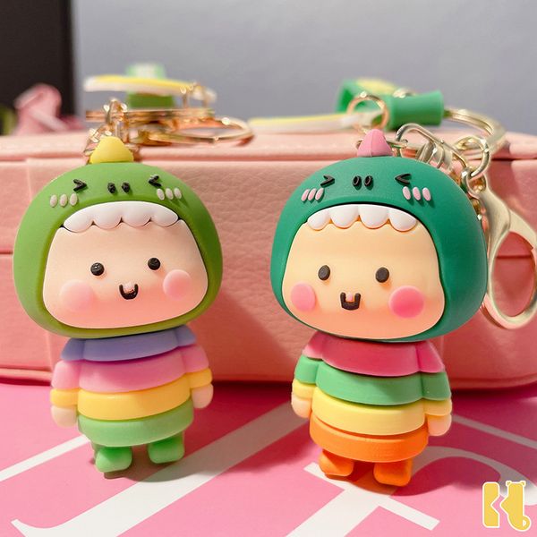 2021 fashion keychain creative cartoon cute dinosaur baby key chain fashion trend bag pendant couple gift doll, Silver
2021 fashion keychain creative cartoon cute dinosaur baby key chain fashion trend bag pendant couple gift doll, Silver