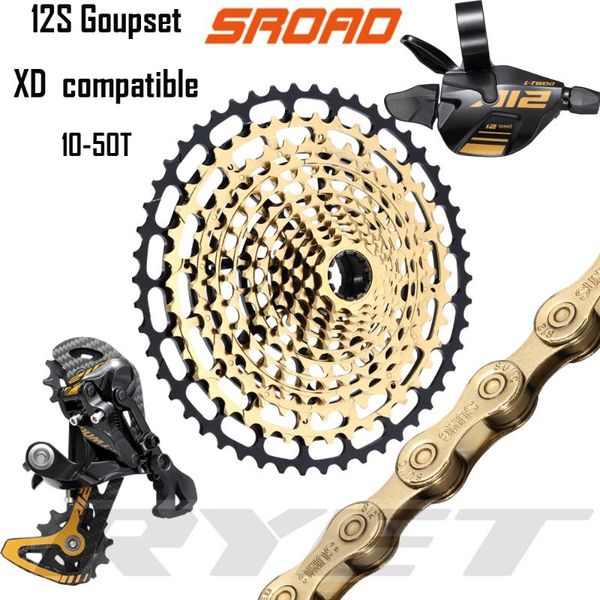 bike derailleurs ryet bicycle groupset 12 speed rear derailleur 10-50t cassette ult group set mountain shifter mtb 12speed 12s
bike derailleurs ryet bicycle groupset 12 speed rear derailleur 10-50t cassette ult group set mountain shifter mtb 12speed 12s