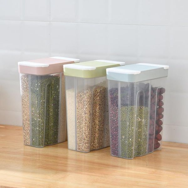 storage bottles & jars kitchen plastic fresh-keeping airtight multi-grid and tube household box transparent
storage bottles & jars kitchen plastic fresh-keeping airtight multi-grid and tube household box transparent
