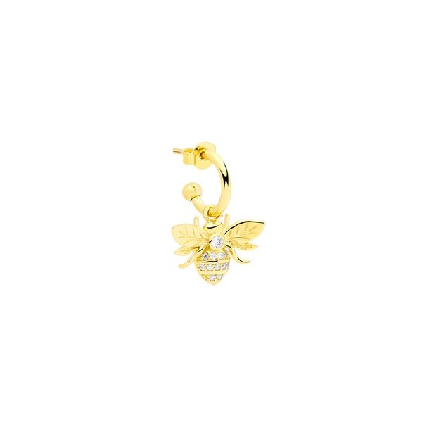stud mc honey bee women earrings single 925 sterling silver piercing ear rings fancy creative unusual light luxury pendientes, Golden;silver
stud mc honey bee women earrings single 925 sterling silver piercing ear rings fancy creative unusual light luxury pendientes, Golden;silver