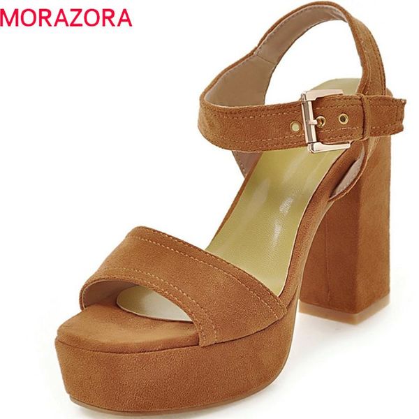 arrive women sandals flock simple buckle summer shoes high heels comfortable woman, Black
arrive women sandals flock simple buckle summer shoes high heels comfortable woman, Black