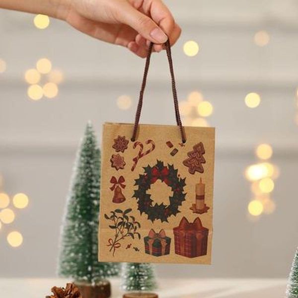 gift wrap 5pcs christmas decorations for home paper bag kraft with handle santa claus tree box year xmas
gift wrap 5pcs christmas decorations for home paper bag kraft with handle santa claus tree box year xmas