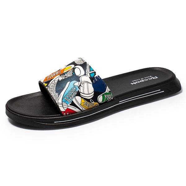 slippers cartoon men flip flops indoor thick bottom graffiti home shoes bathroom casual beach awnj, Black
slippers cartoon men flip flops indoor thick bottom graffiti home shoes bathroom casual beach awnj, Black