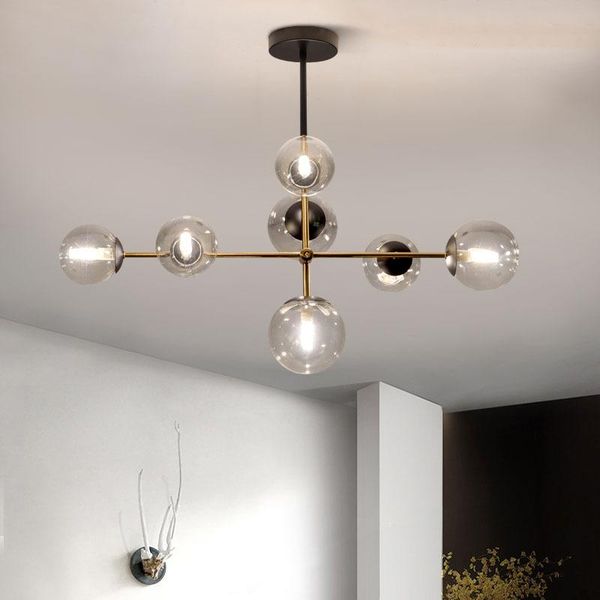 nordic chandelier minimalist creative decor light molecular lamp dining room glass ball black and gold chandeliers
nordic chandelier minimalist creative decor light molecular lamp dining room glass ball black and gold chandeliers