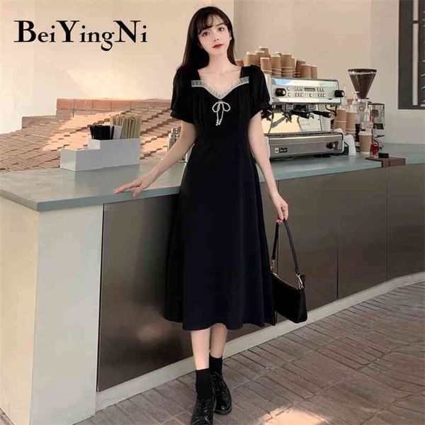 dress for woman black lace patchwork vintage classic fashion a line midi dresess casual summer vestidos mujer 210506, Black;gray
dress for woman black lace patchwork vintage classic fashion a line midi dresess casual summer vestidos mujer 210506, Black;gray