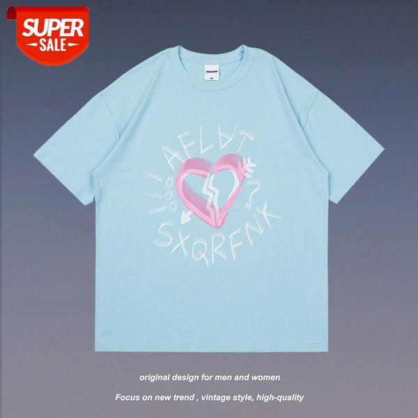 streetwear men national tide brand vibe style hip-hop hand-painted couple shirt oversize love short-sleeved t-shirt male trend ins #nt9n, White;black
streetwear men national tide brand vibe style hip-hop hand-painted couple shirt oversize love short-sleeved t-shirt male trend ins #nt9n, White;black