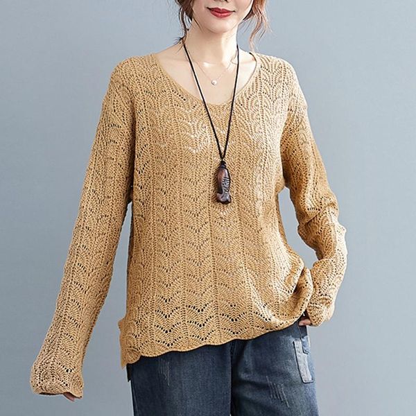 women's sweaters hollow v-neck knitted sweater long-sleeved autumn pure color basic knitwear loose 2021 fall all-match pullover, White;black
women's sweaters hollow v-neck knitted sweater long-sleeved autumn pure color basic knitwear loose 2021 fall all-match pullover, White;black