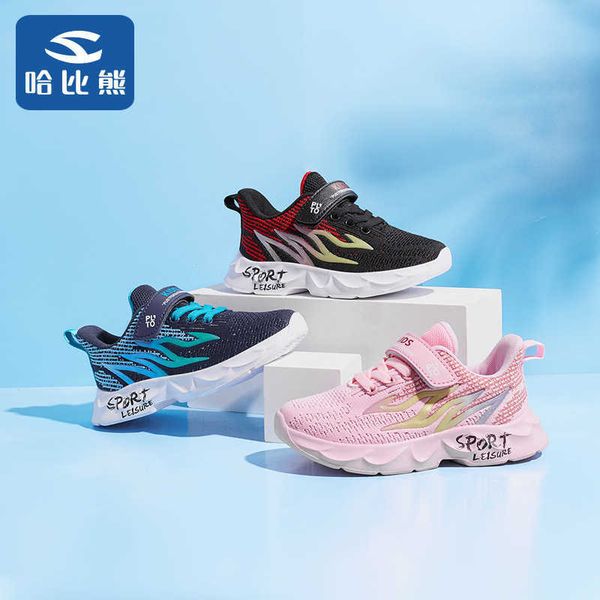 habi bear autumn children's shoes fashion flying woven boys' sports running breathable girls' single, Black
habi bear autumn children's shoes fashion flying woven boys' sports running breathable girls' single, Black