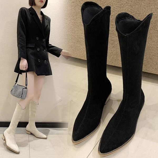 boots knee-high women thigh high 35cm spring autumn flat platform shoes for woman botas 2021 female mujer, Black
boots knee-high women thigh high 35cm spring autumn flat platform shoes for woman botas 2021 female mujer, Black