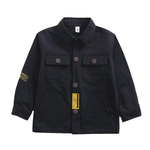 shirts 2021 spring and autumn clothing children's solid letter boy arm jacket in the big tide cardigan, White;black
shirts 2021 spring and autumn clothing children's solid letter boy arm jacket in the big tide cardigan, White;black