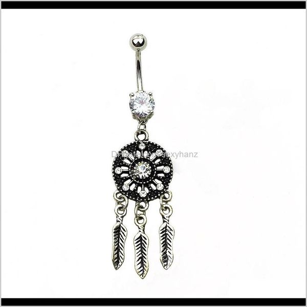 & bell drop delivery 2021 d0646 ( 1 color ) dream catcher ring 20pcs stainless steel belly button rings body navel piercing jewelry r5uey, Silver
& bell drop delivery 2021 d0646 ( 1 color ) dream catcher ring 20pcs stainless steel belly button rings body navel piercing jewelry r5uey, Silver