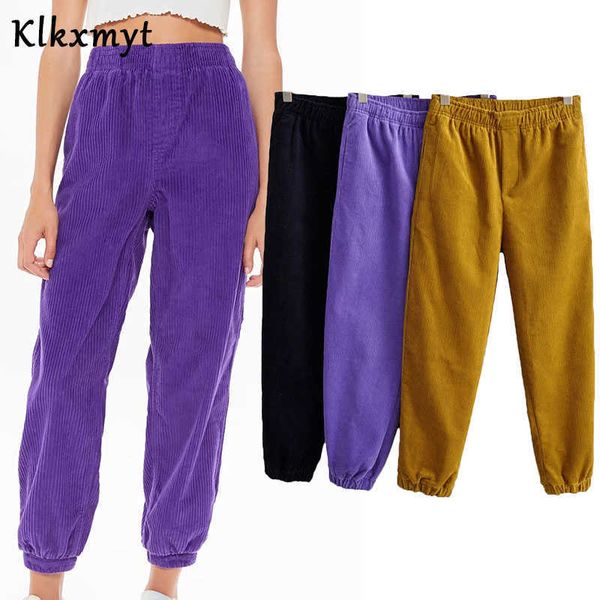 klkxmyt za pants women chic fashion corduroy thick pockets harem vintage elastic high waist female trousers mujer 210527, Black;white
klkxmyt za pants women chic fashion corduroy thick pockets harem vintage elastic high waist female trousers mujer 210527, Black;white