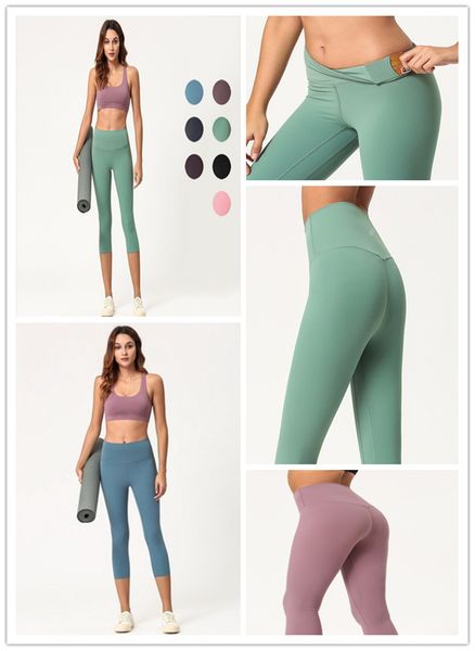 l127 yoga leegings seven-point sports fitness outdoor pants running high stretch pant
l127 yoga leegings seven-point sports fitness outdoor pants running high stretch pant