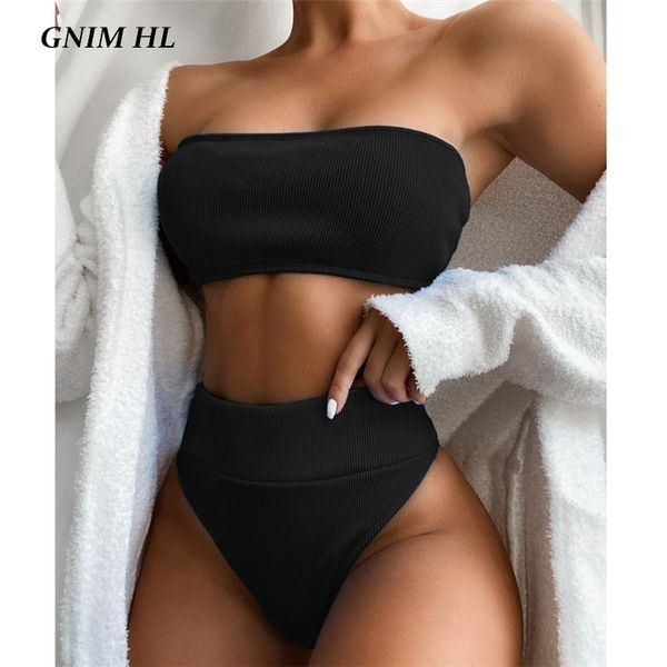 high waist solid swimsuit women bikini mujer 2021 summer bandeau swimwear two pieces cut swim bathing suit women's, White;black
high waist solid swimsuit women bikini mujer 2021 summer bandeau swimwear two pieces cut swim bathing suit women's, White;black