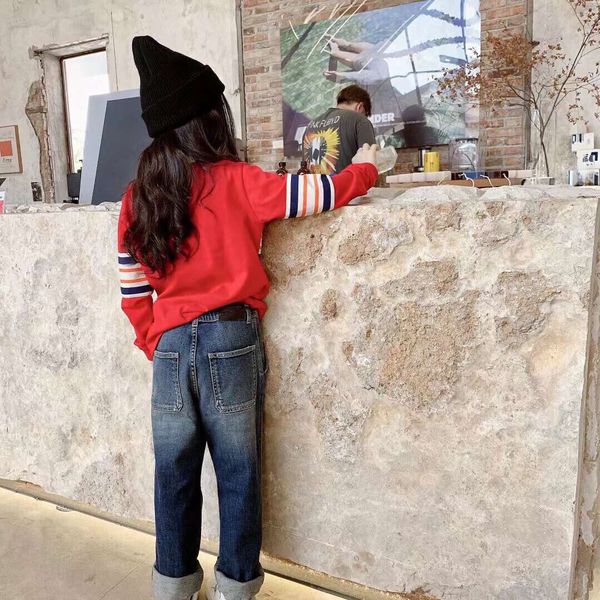 boys girls casual autumn spring polos toddler children long sleeve cotton shirt with denim jeans kids trousers, Blue
boys girls casual autumn spring polos toddler children long sleeve cotton shirt with denim jeans kids trousers, Blue