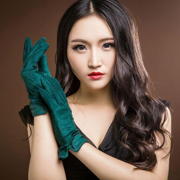 five fingers gloves fashion 10 colors women genuine suede leather winter warm fleece lady driving female casual brand quality, Blue;gray
five fingers gloves fashion 10 colors women genuine suede leather winter warm fleece lady driving female casual brand quality, Blue;gray