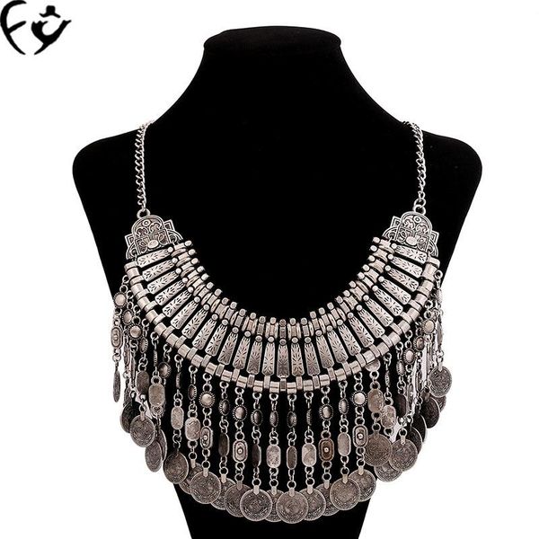 european and american vintage coin necklace with tassel fy19042303 chokers, Golden;silver
european and american vintage coin necklace with tassel fy19042303 chokers, Golden;silver
